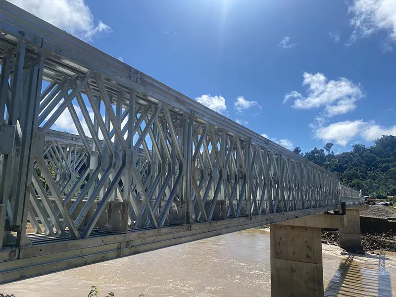108 méteres Bailey híd projekt Malajziában