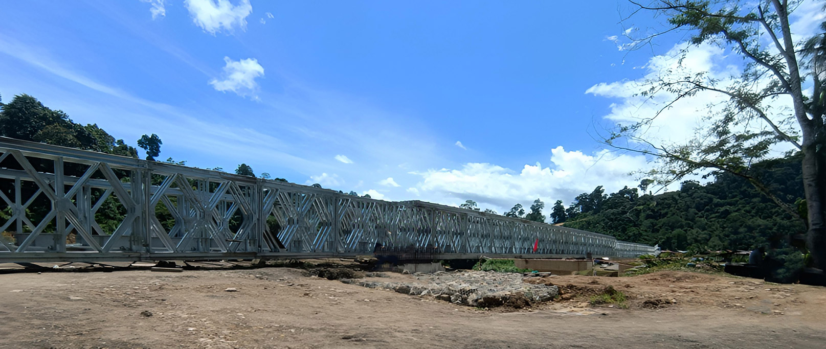 108 méteres Bailey híd projekt Malajziában