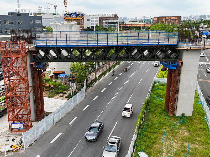 Nagy fesztávú, nagy teherbírású vasúti Super Bailey építési támogatás